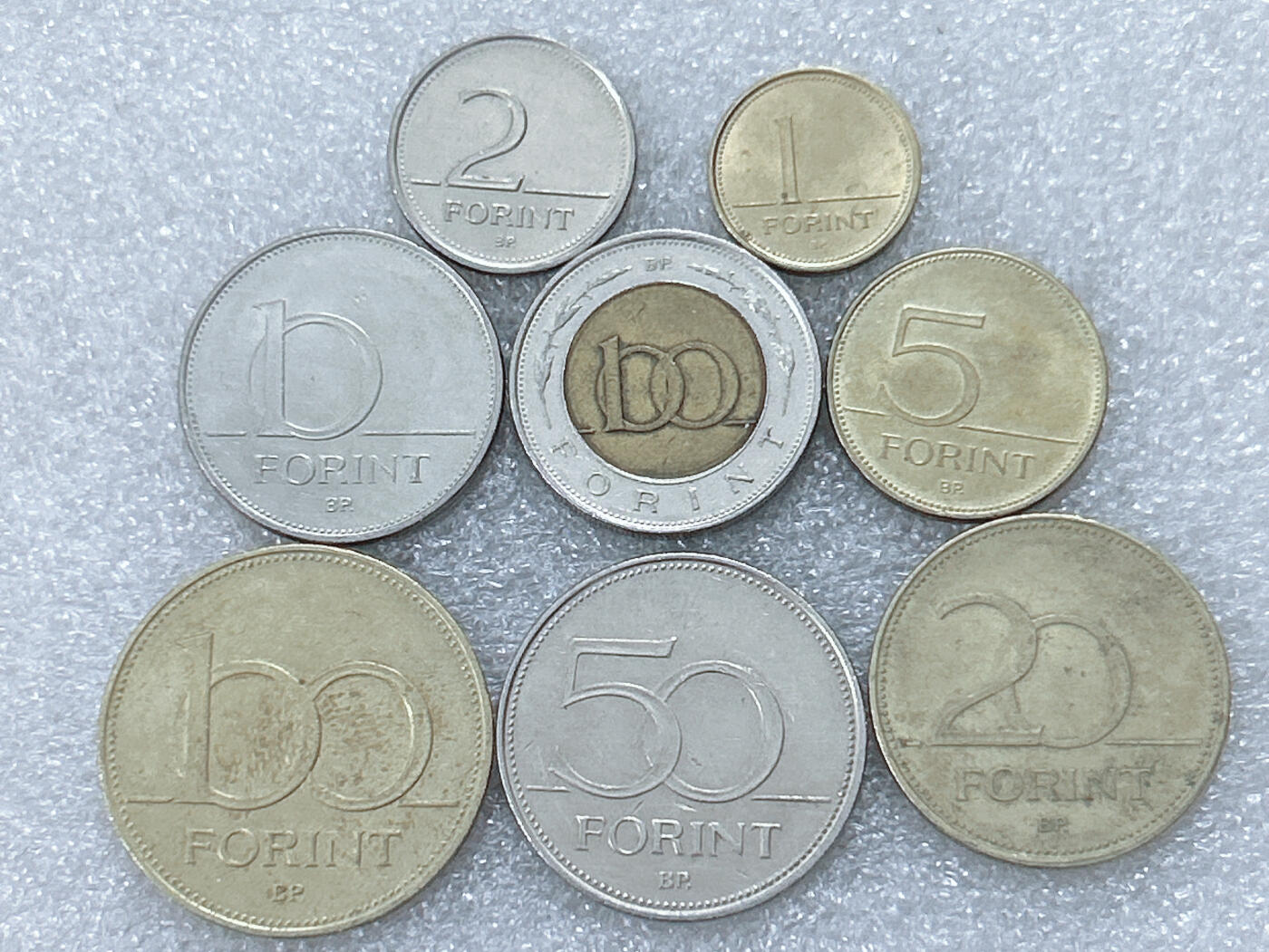 第一海外回流一元起拍收藏 散集专场  第299期 匈牙利硬币8枚套