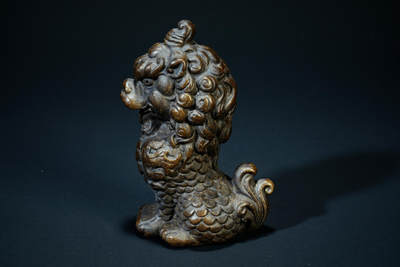 上海都达杂项专场四十七【全场包邮】  紫砂麒麟茶宠摆件