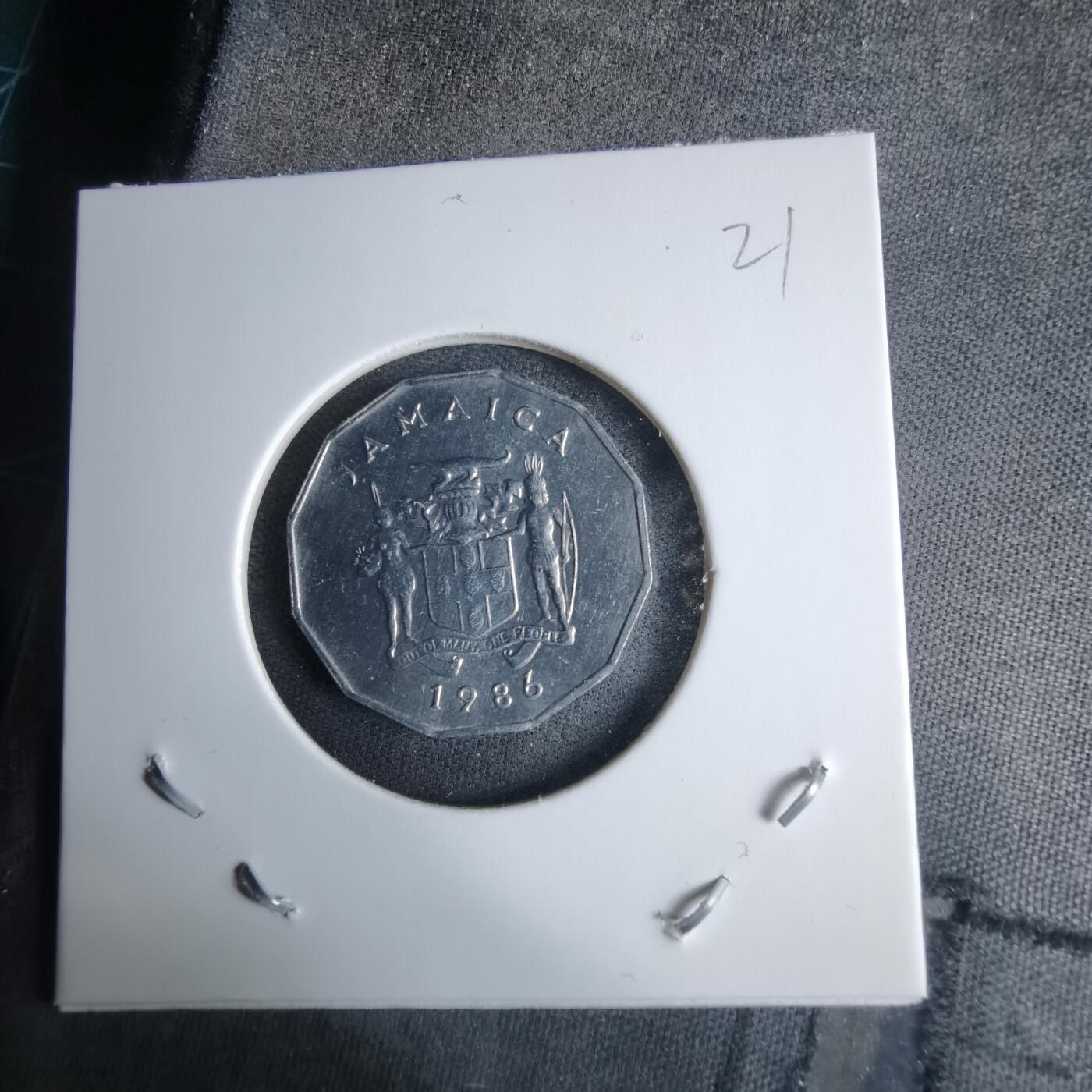 沼泽如烟--第985场 牙买加1986年一分FAO