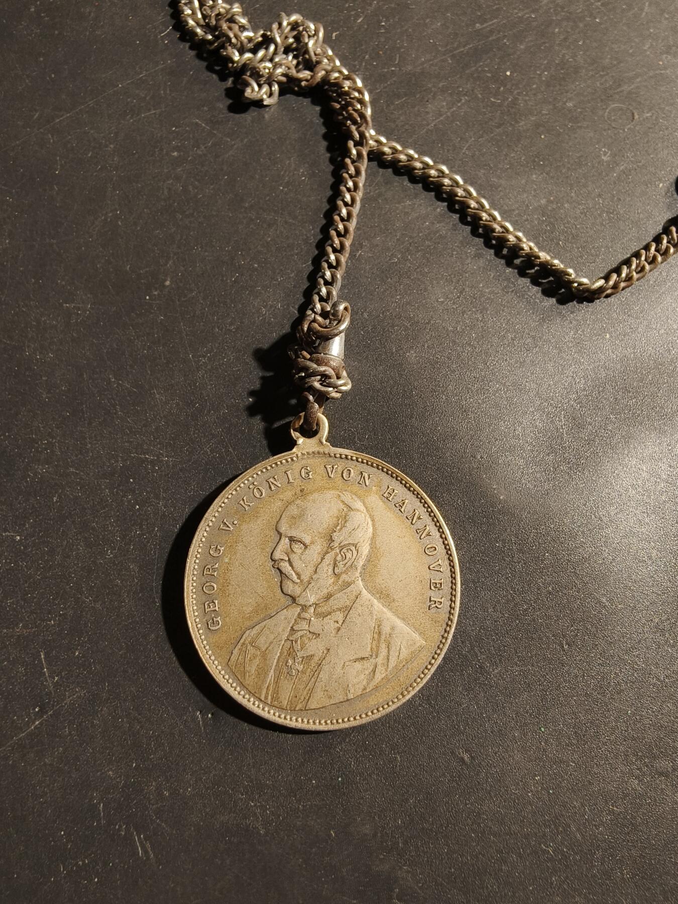 老王徽章第180期 德国汉诺威王国国王奥尔格五世纪念章