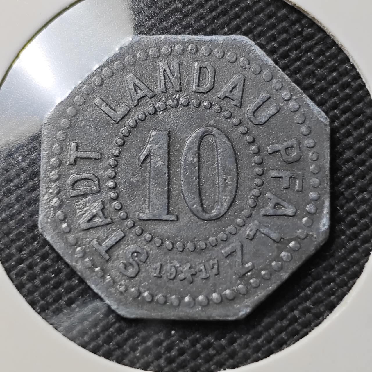 KK钱币收藏小铺  第393期  2月预留时间 周末发货  德紧10芬尼代币