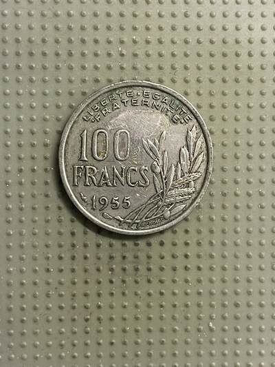 2026年第22场各国散币拍卖（总第172场） - 法国1955年100法郎