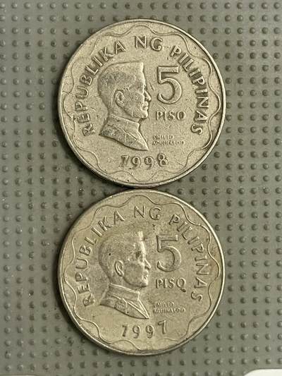 2026年第23场各国散币拍卖（总第173场） - 菲律宾5比索2枚