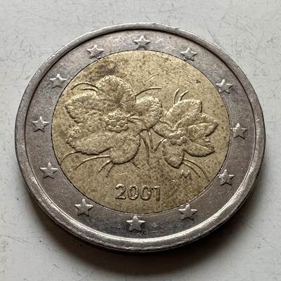 🌹外币初藏🌹🐯2026年第16场 快递将在12号停运 年前需发货的抓紧 ，年后正月十五恢复发货 - 芬兰2001年2欧元