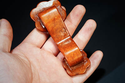 上海都达杂项专场四十七【全场包邮】  古玉玉如意手把件90-60