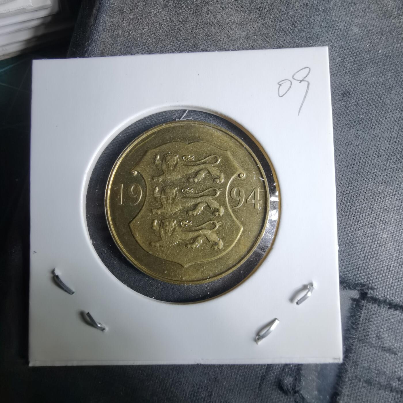 沼泽如烟--第985场 爱沙尼亚1994年5克朗