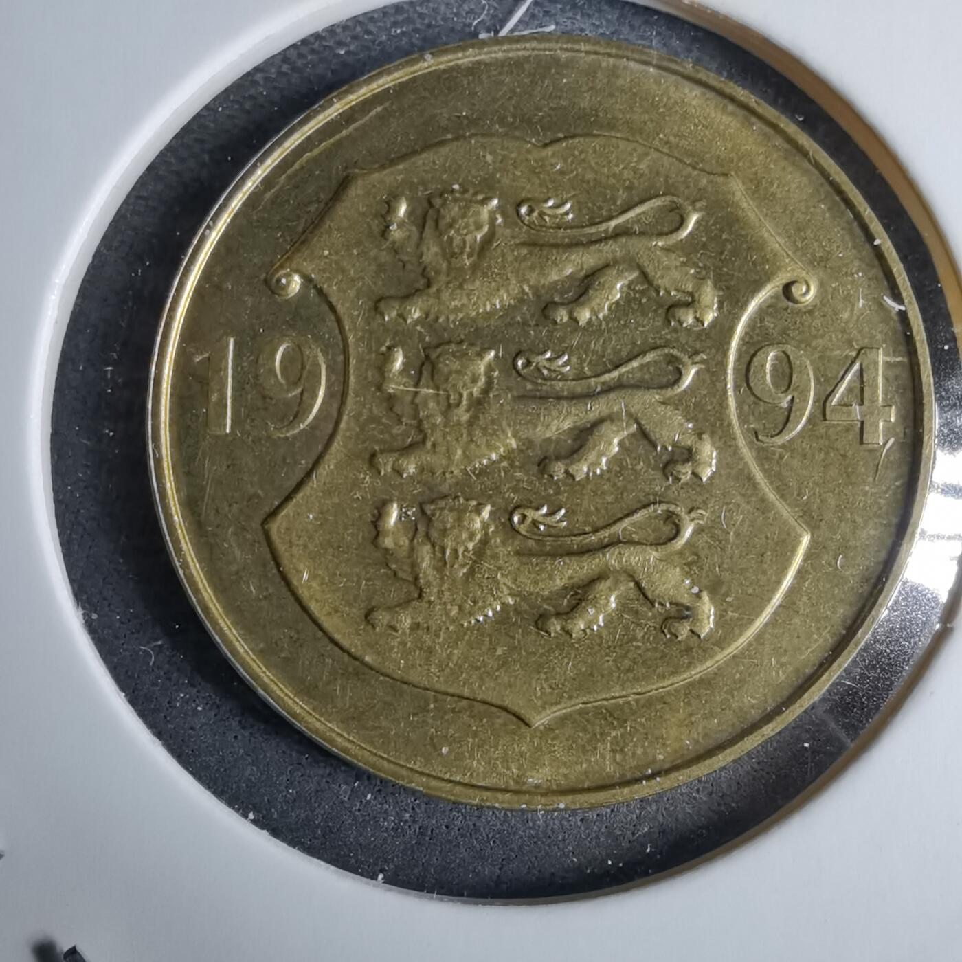 沼泽如烟--第985场 爱沙尼亚1994年5克朗