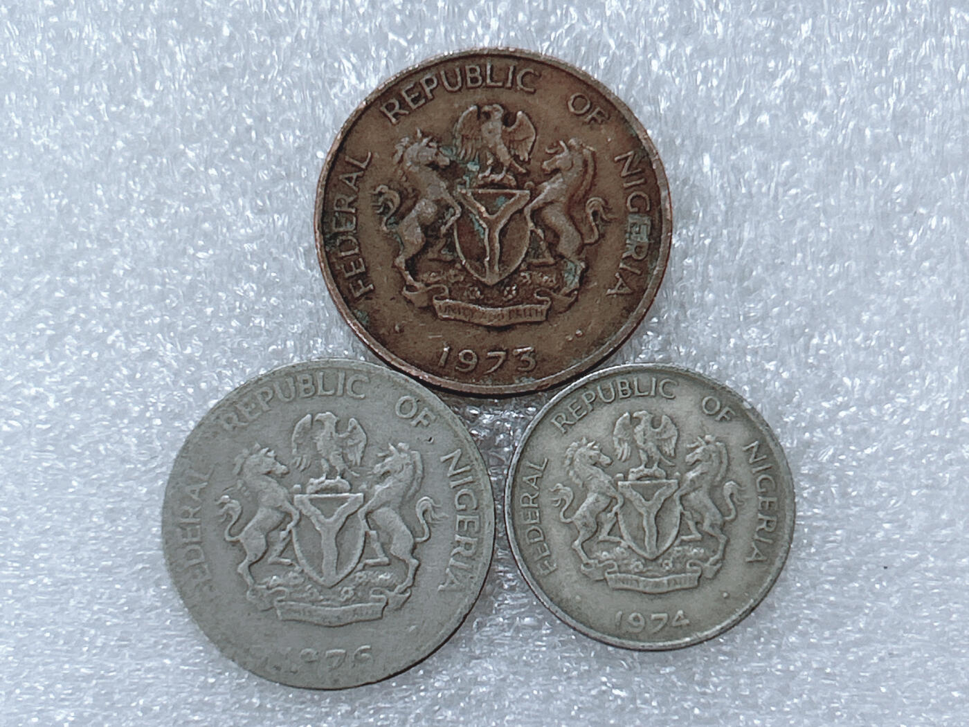 第一海外回流一元起拍收藏 散集专场  第301期 尼日利亚硬币 3枚