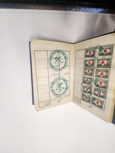 南水社第二次拍卖 匈牙利人民共和国工会会员证书＊2