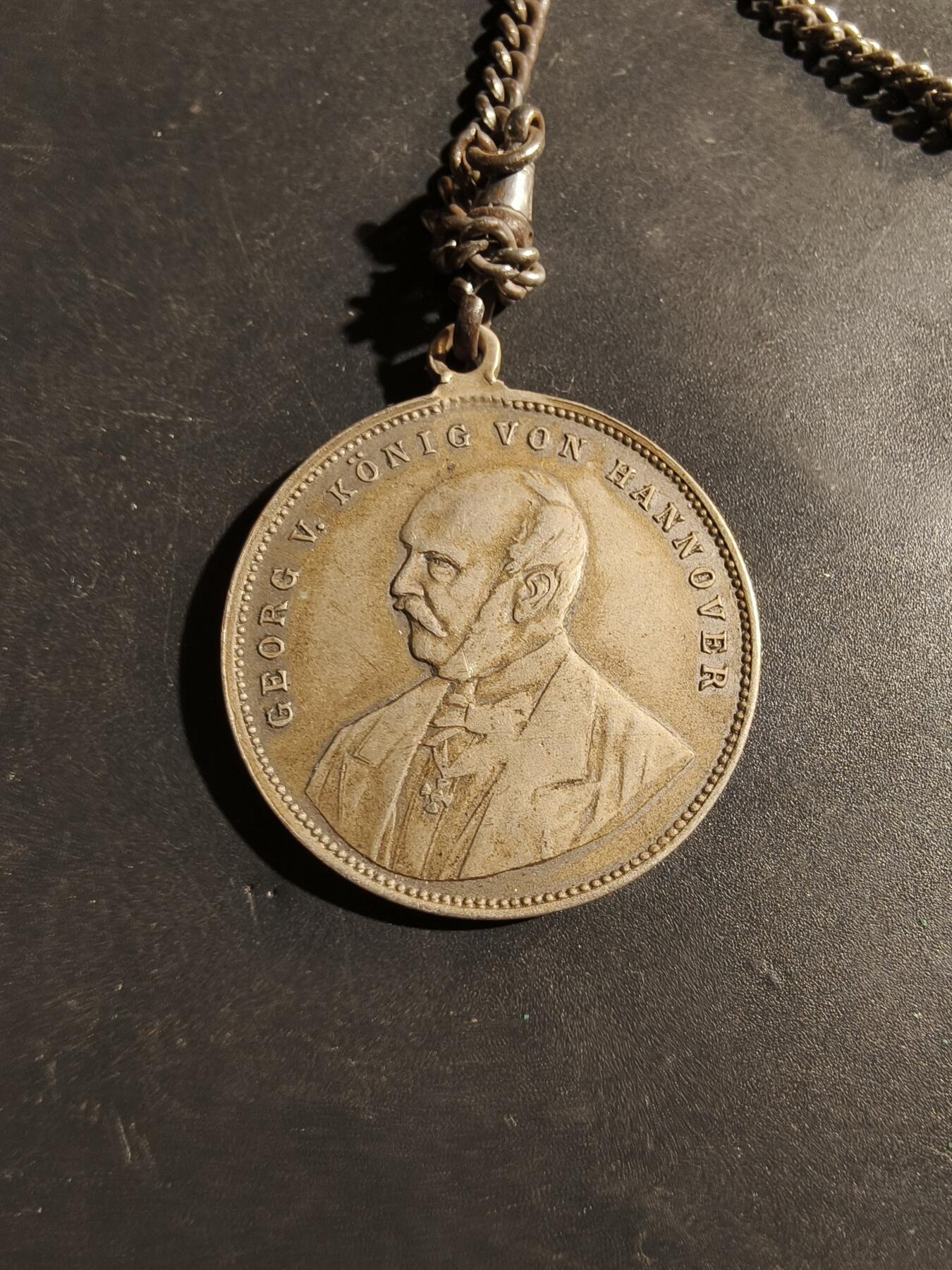 老王徽章第180期 德国汉诺威王国国王奥尔格五世纪念章