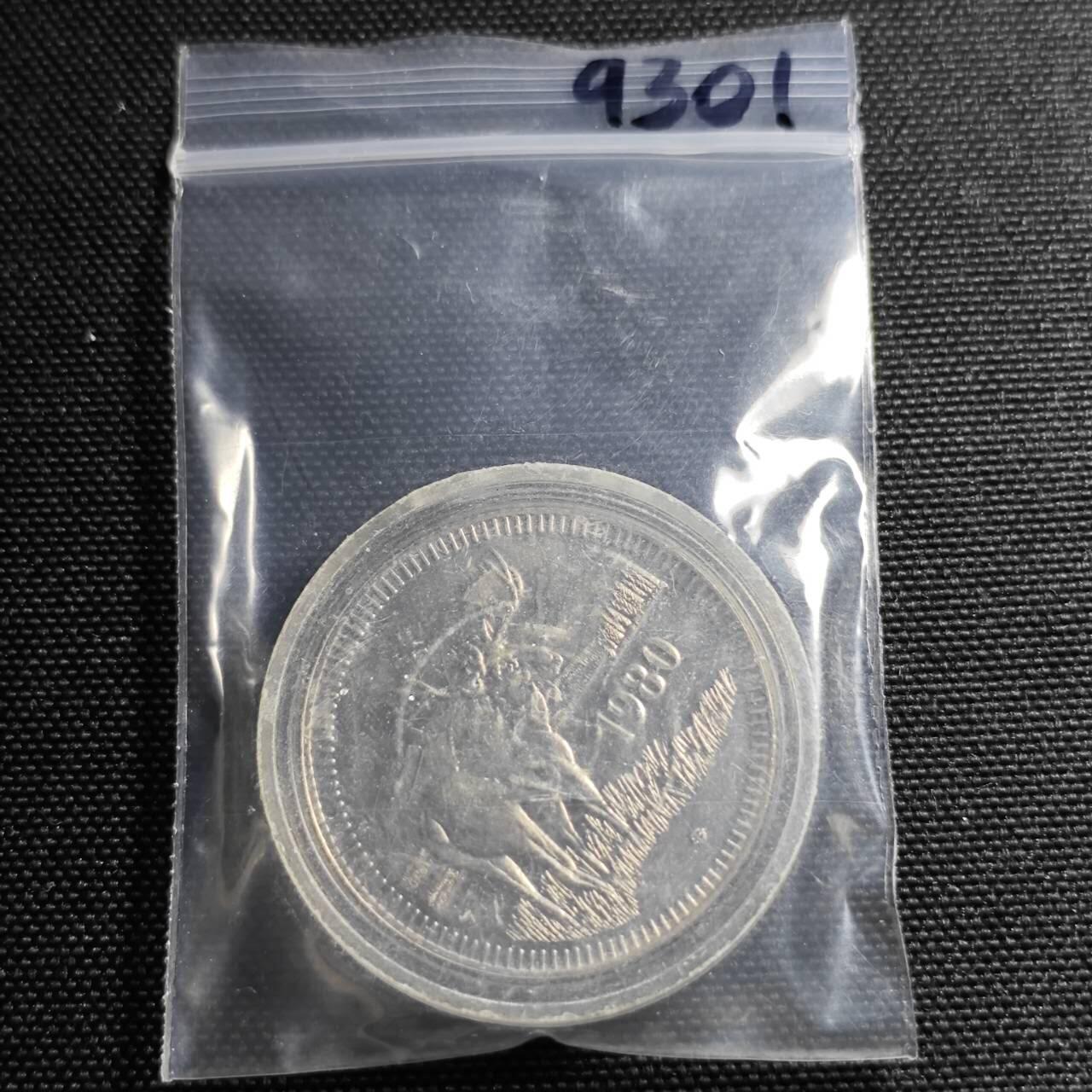 KK钱币收藏小铺  第393期  2月预留时间 周末发货  1980加拿大1元代币