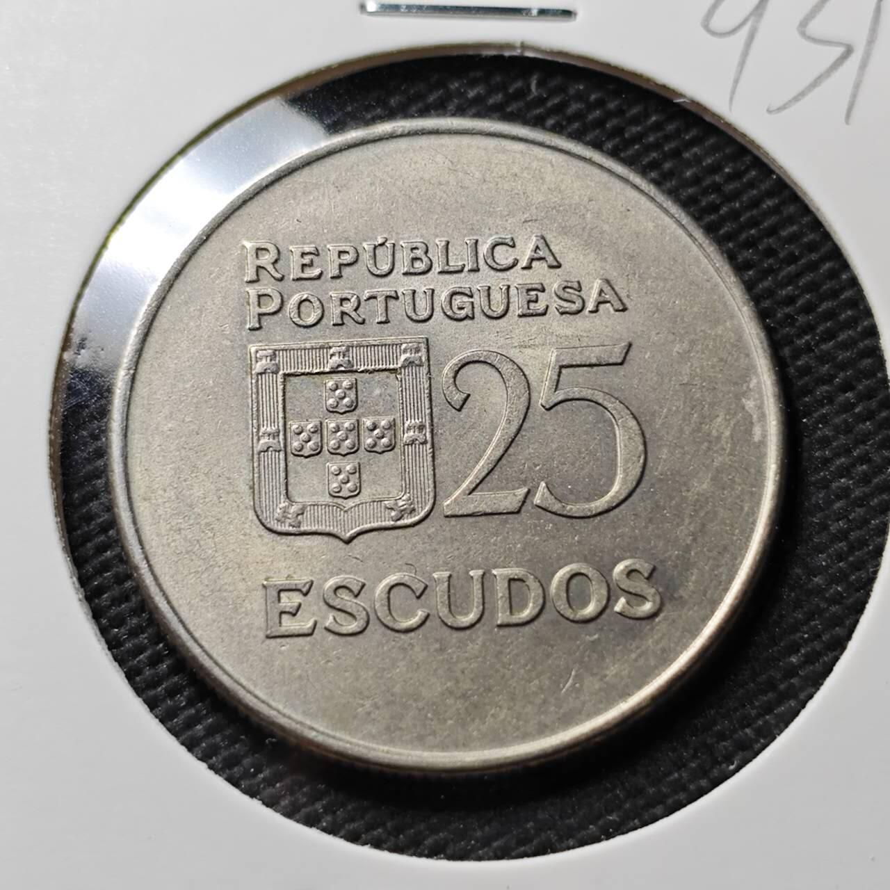 KK钱币收藏小铺  第393期  2月预留时间 周末发货  葡萄牙25埃斯库多