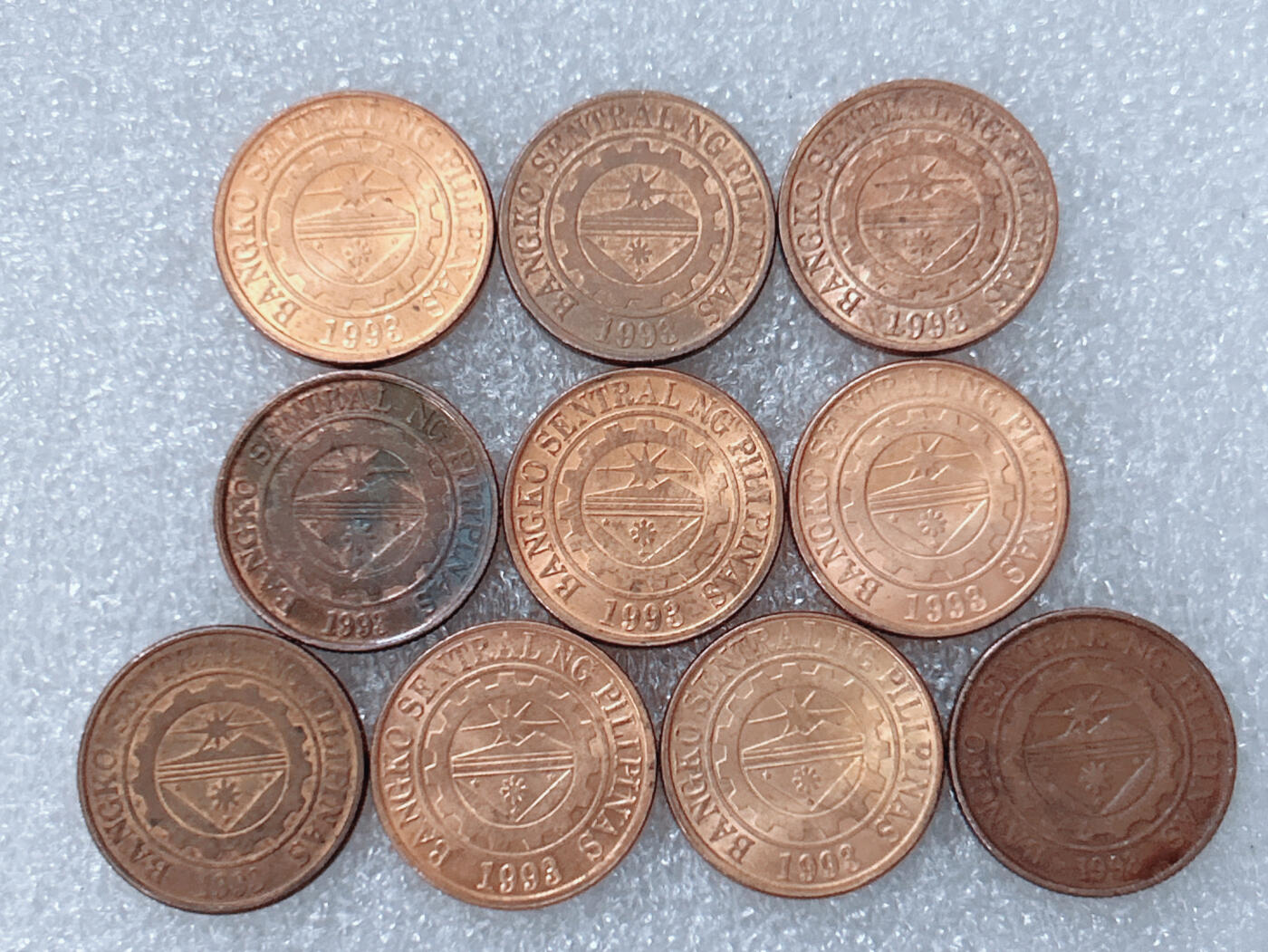 第一海外回流一元起拍收藏 散集专场  第300期 菲律宾10分硬币 10枚