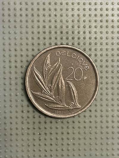 2026年第22场各国散币拍卖（总第172场） - 比利时1981年20法郎法语版