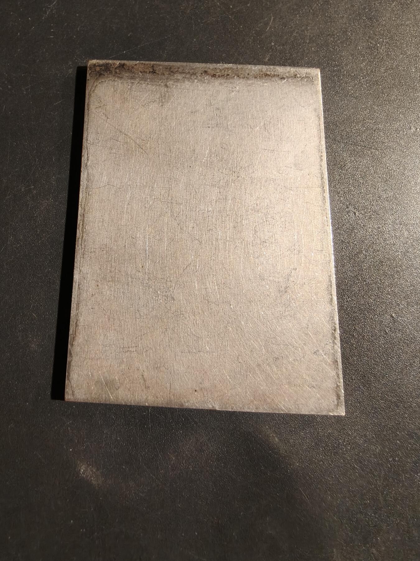 老王徽章第180期 法国窗台花卉竞赛方形镀银大铜章     带盒子    尺寸46×64mm    重量67.3g     G.Marey作品