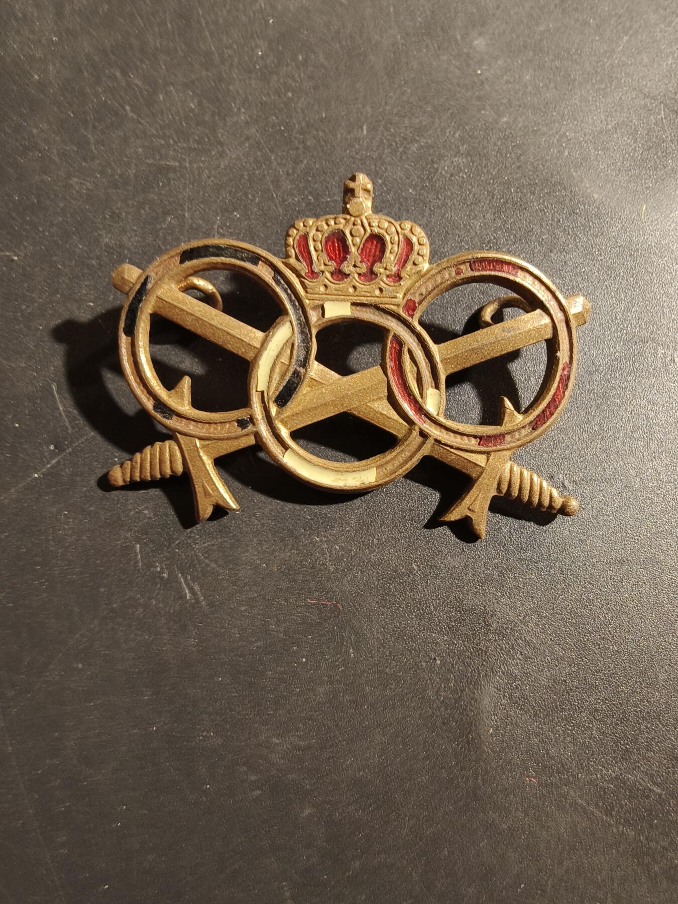 老王徽章第180期 比利时陆军铜级军事体能证章