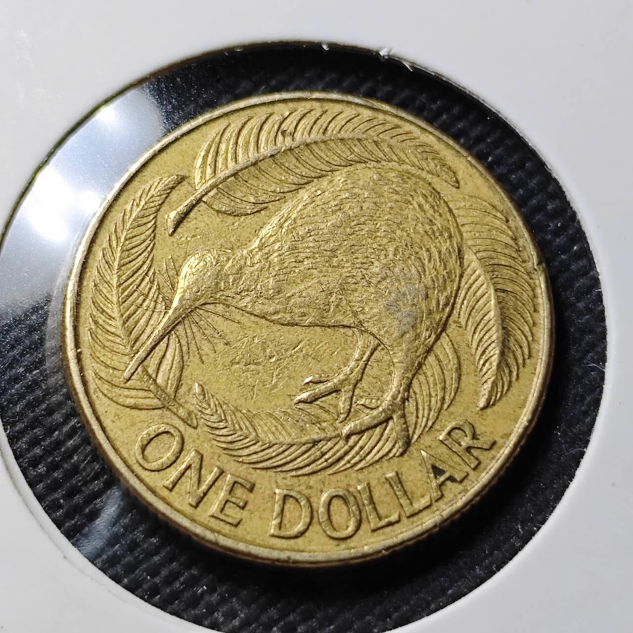 KK钱币收藏小铺  第393期  2月预留时间 周末发货  新西兰1元