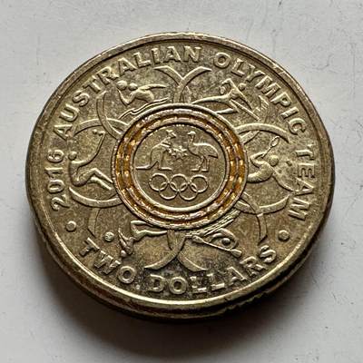 🌹外币初藏🌹🐯2026年第16场 快递将在12号停运 年前需发货的抓紧 ，年后正月十五恢复发货 - 澳大利亚2016年¥2彩色纪念币