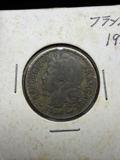 2025年集古藏今外币拍卖第二期-第4场—（总第304拍），可以寄存60天，满160元包邮。 - 1924年法属多哥1法郎