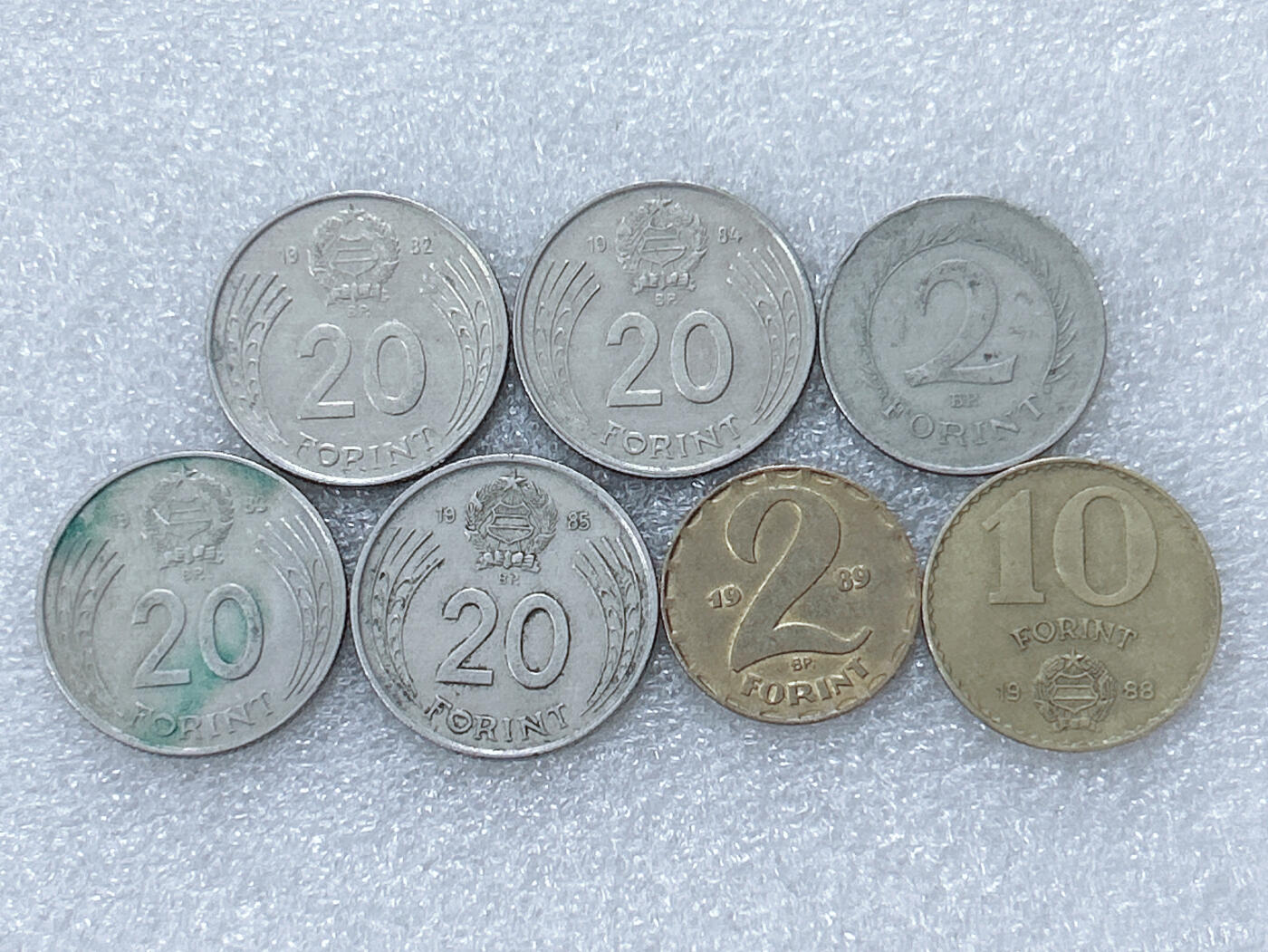 第一海外回流一元起拍收藏 散集专场  第299期 匈牙利硬币🇭🇺 7枚