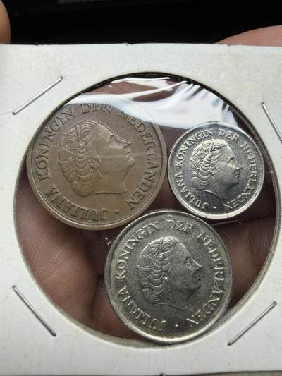 2025年集古藏今外币拍卖第二期-第4场—（总第304拍），可以寄存60天，满160元包邮。 - 荷兰各面值3枚