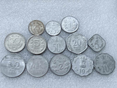 第一海外回流一元起拍收藏 散集专场  第300期 - 印度硬币 13枚 无重复