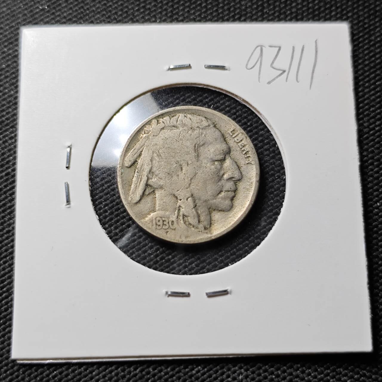 KK钱币收藏小铺  第393期  2月预留时间 周末发货  1930美国5分镍币