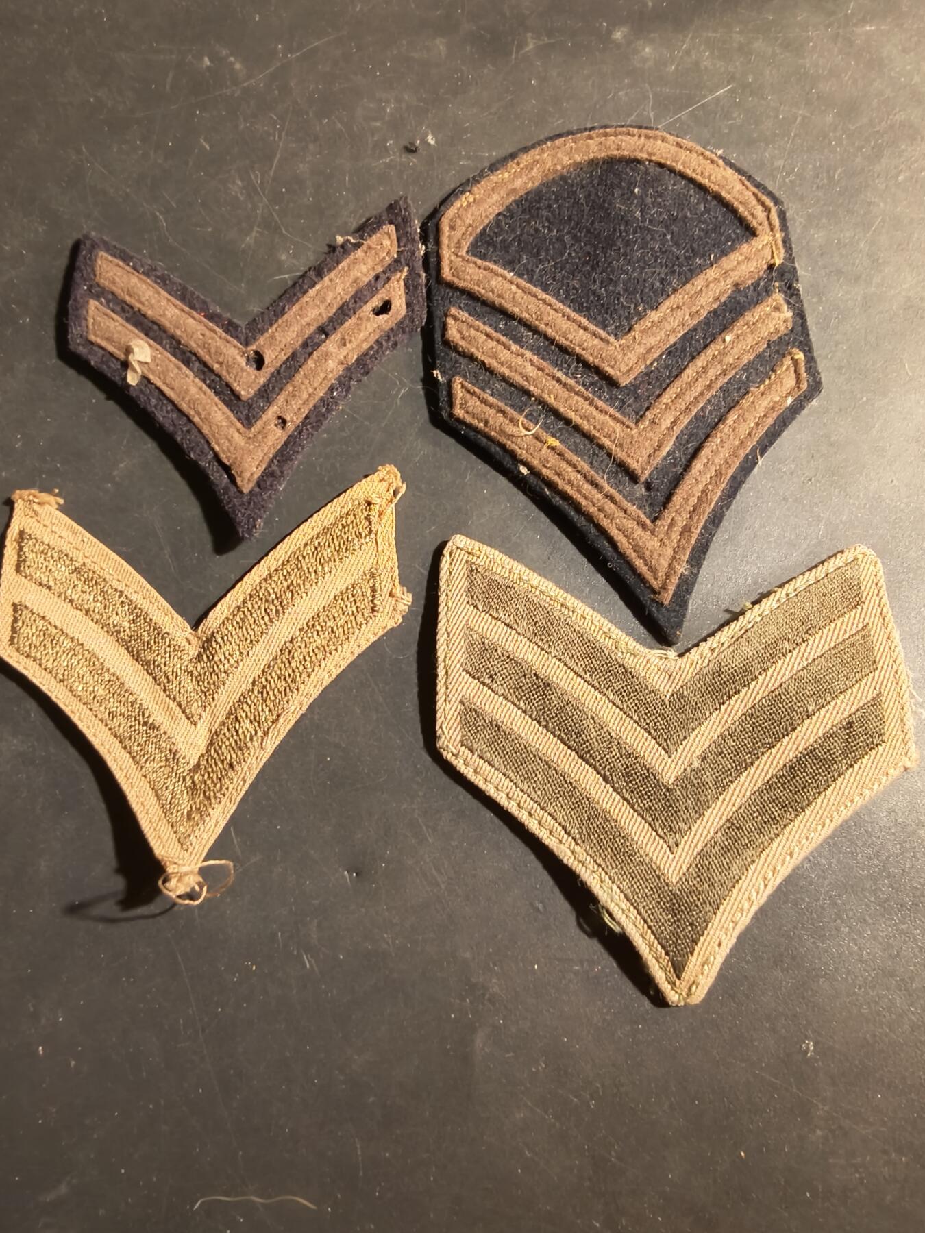 老王徽章第180期 美国军衔臂章一组