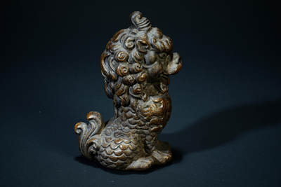 上海都达杂项专场四十七【全场包邮】  紫砂麒麟茶宠摆件