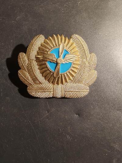 老王徽章第180期 - 苏联民航飞行员大檐帽帽徽