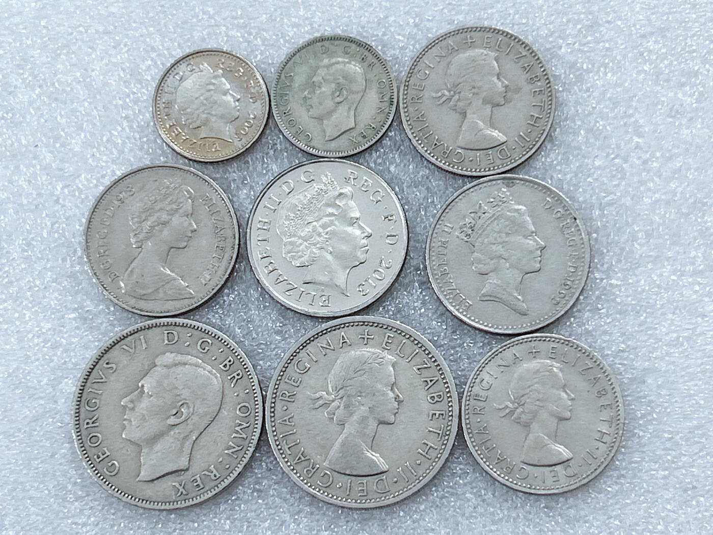 第一海外回流一元起拍收藏 散集专场  第299期 英国硬币 9枚