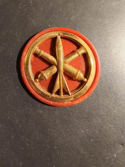 老王徽章第180期 - 法国炮兵贝雷帽徽