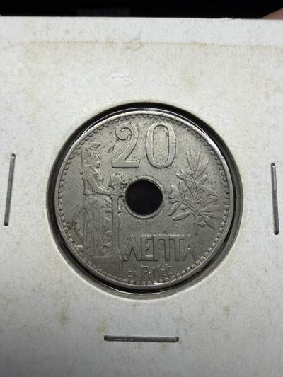 2025年集古藏今外币拍卖第二期-第4场—（总第304拍），可以寄存60天，满160元包邮。 - 1912年希腊20雷普塔