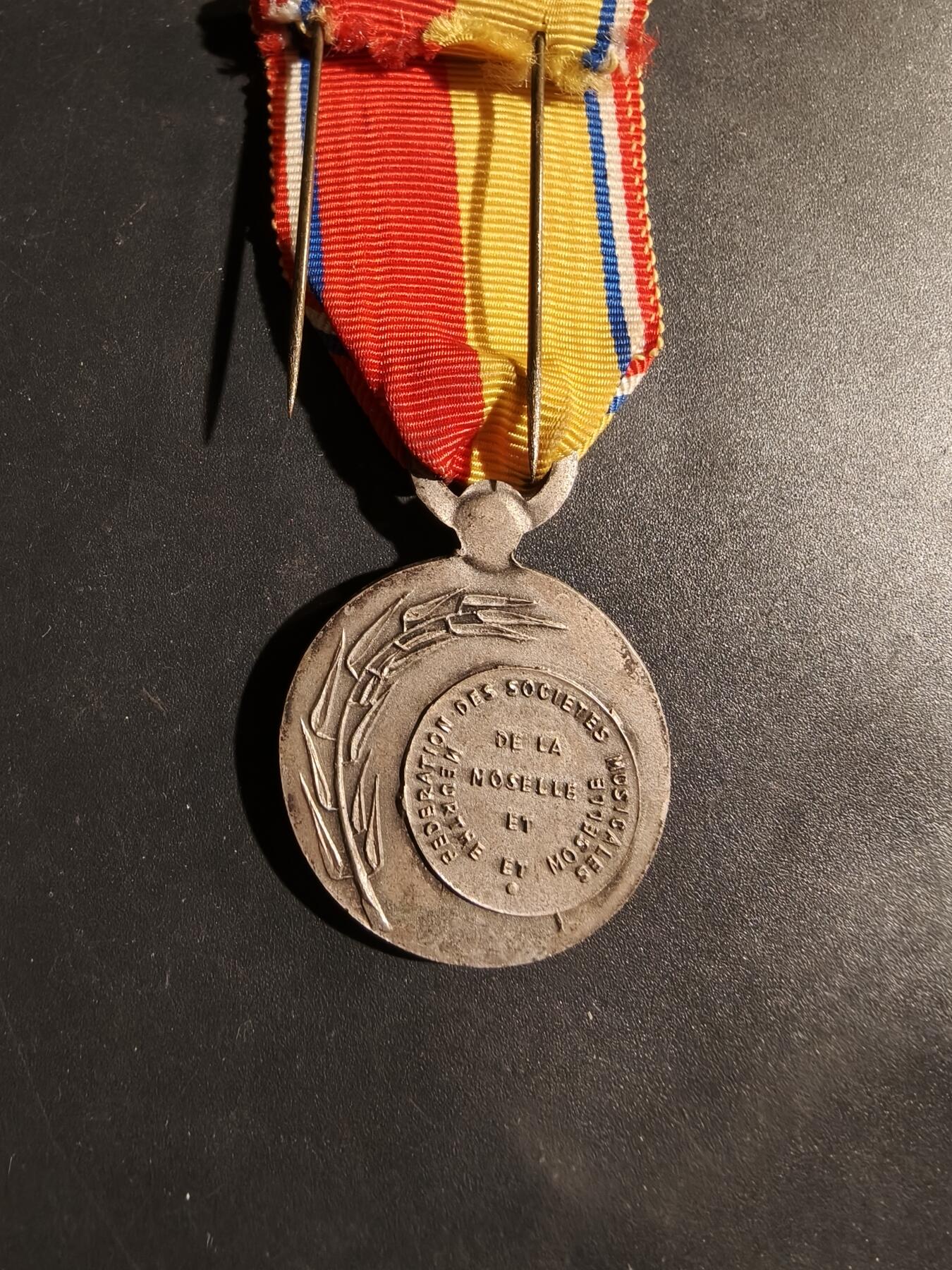 老王徽章第180期 法国摩泽尔省音乐协会奖章   早期版