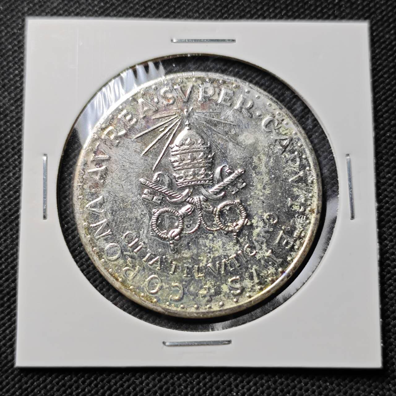 KK钱币收藏小铺  第393期  2月预留时间 周末发货  梵蒂冈镀银章