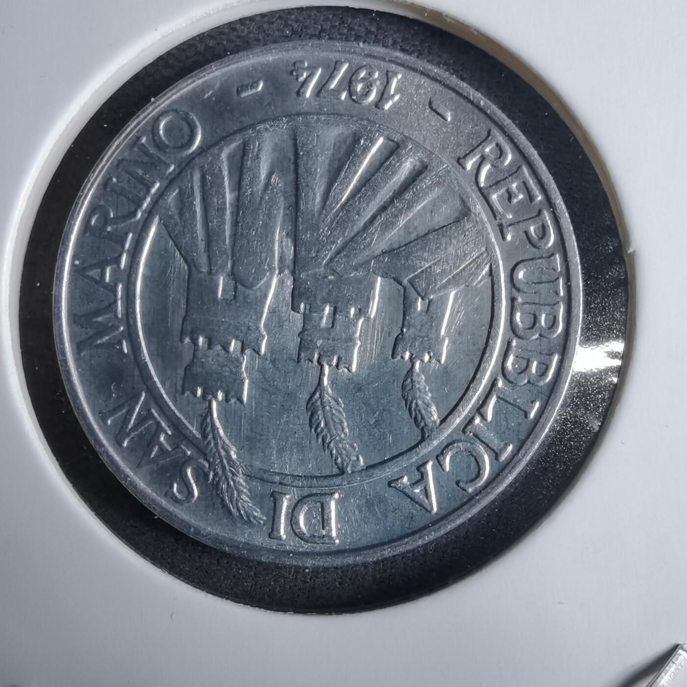 沼泽如烟--第985场 圣马力诺1974年10里拉FAO