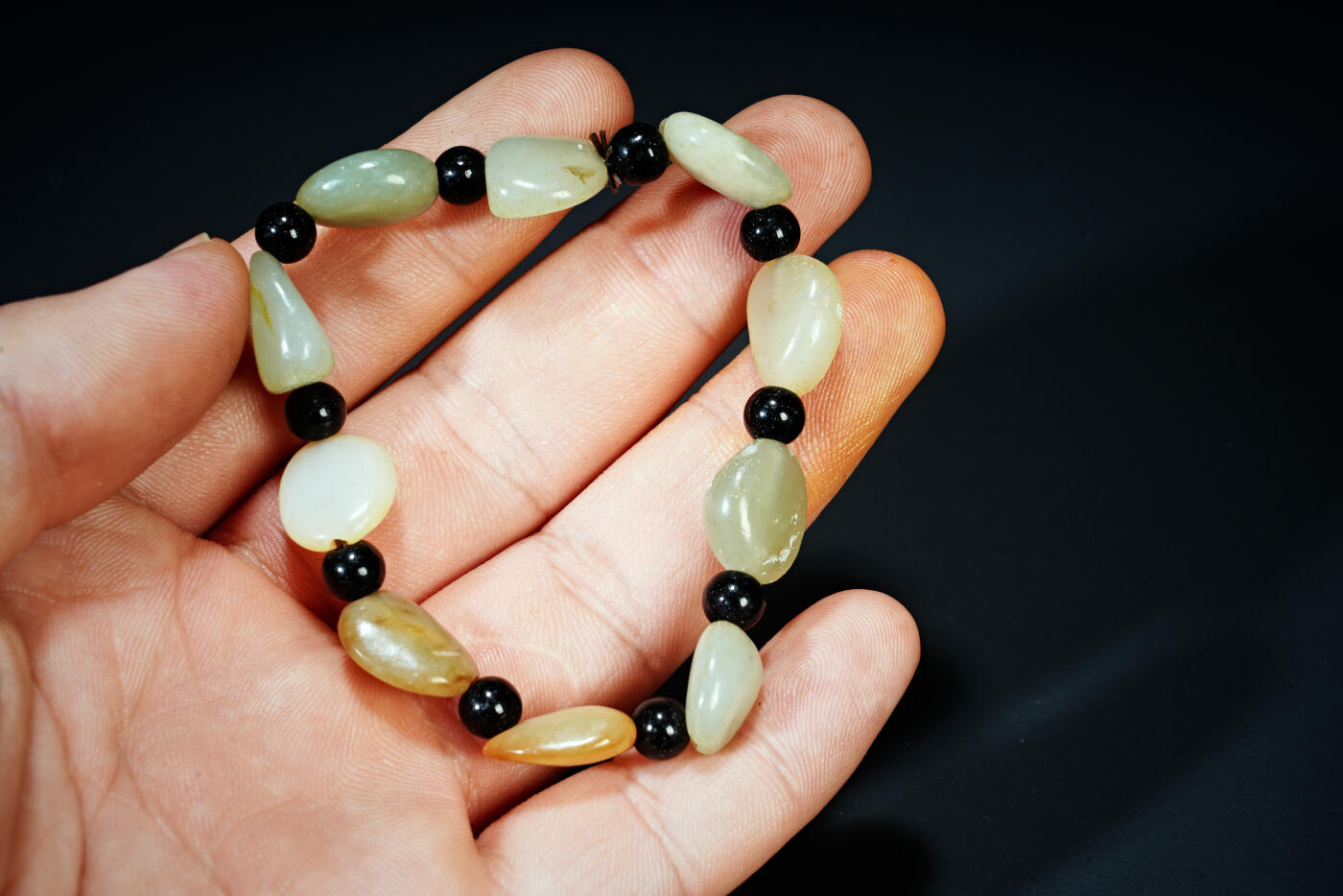 上海都达杂项专场二十一（全场包邮） 天然 和田玉籽料手串90-79