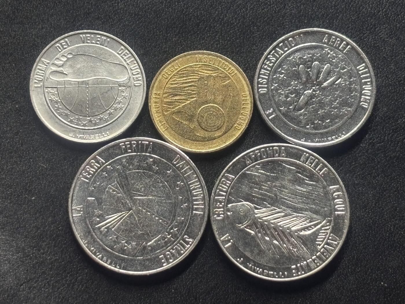 邮泉阁限时拍卖第四十一场（硬币在国外。请付邮费6元。） 圣马力诺1977年5枚