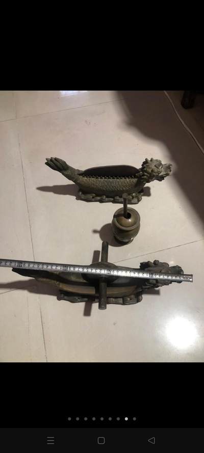 铜药缸，龙药碾子，龙药铡刀。一套三件，完整漂亮，做工精细，正常使用 - 铜药缸，龙药碾子，龙药铡刀。一套三件，完整漂亮，做工精细，正常使用