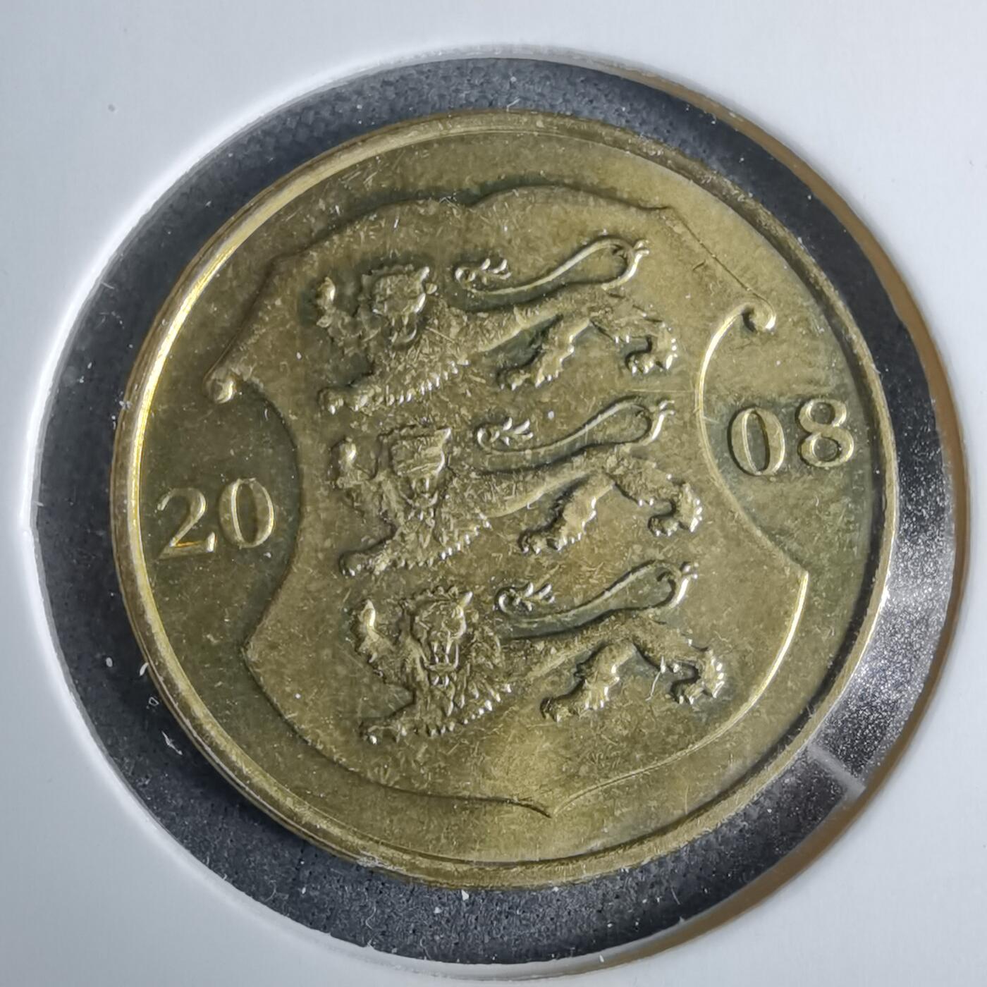 沼泽如烟--第985场 爱沙尼亚2008年1克朗