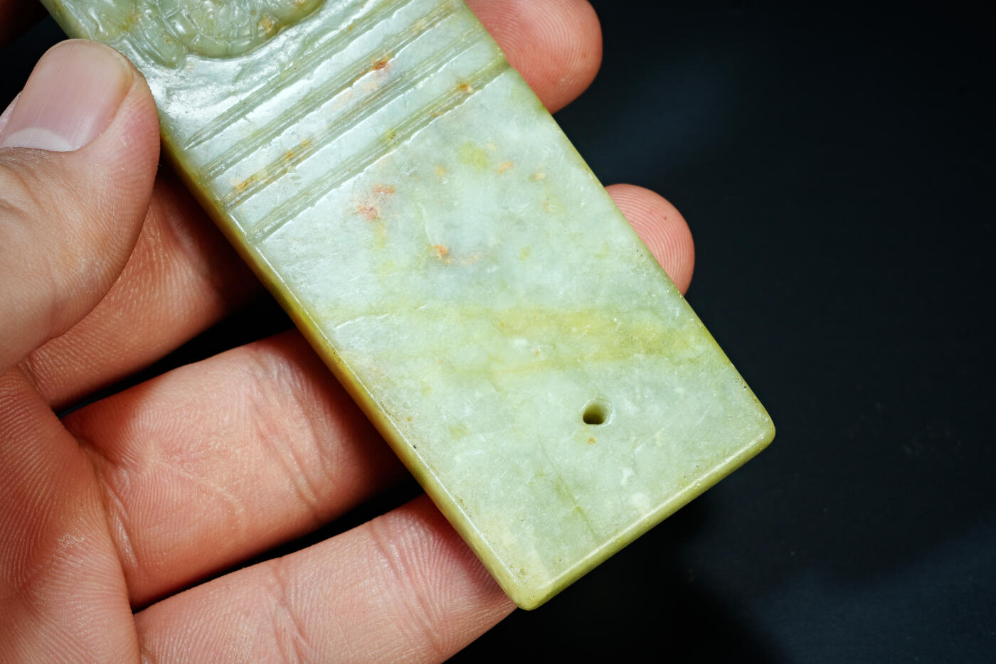 上海都达杂项专场二十一（全场包邮） 古玉龙纹令牌90-66