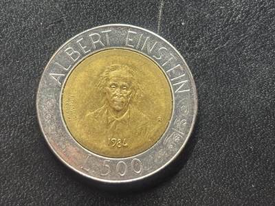 邮泉阁限时拍卖第四十一场（硬币在国外。请付邮费6元。） - 圣马力诺1984年500里拉