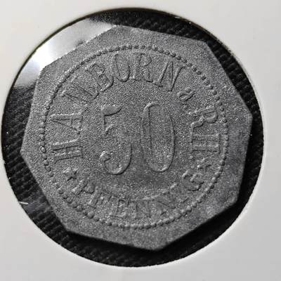 KK钱币收藏小铺  第393期  2月预留时间 周末发货 -  德紧50芬尼代币