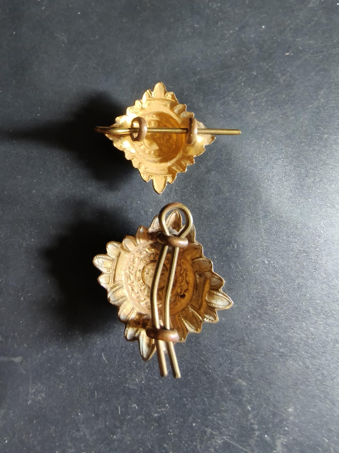 老王徽章第180期 英国军衔配饰一组    巴斯星    一战时期