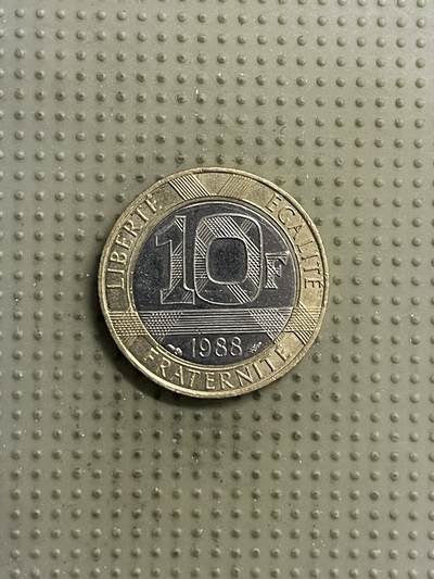 2026年第22场各国散币拍卖（总第172场） - 法国1988年10法郎