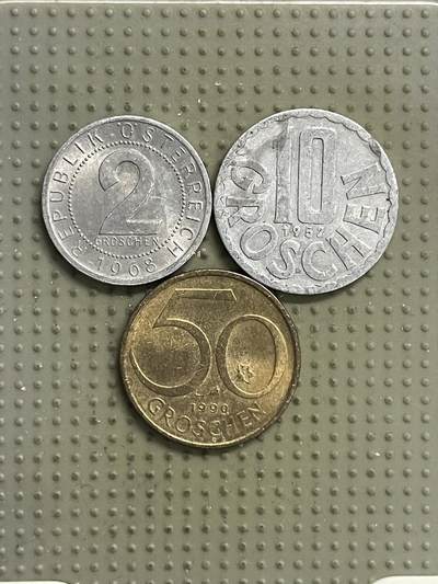 2026年第22场各国散币拍卖（总第172场） - 奥地利3枚