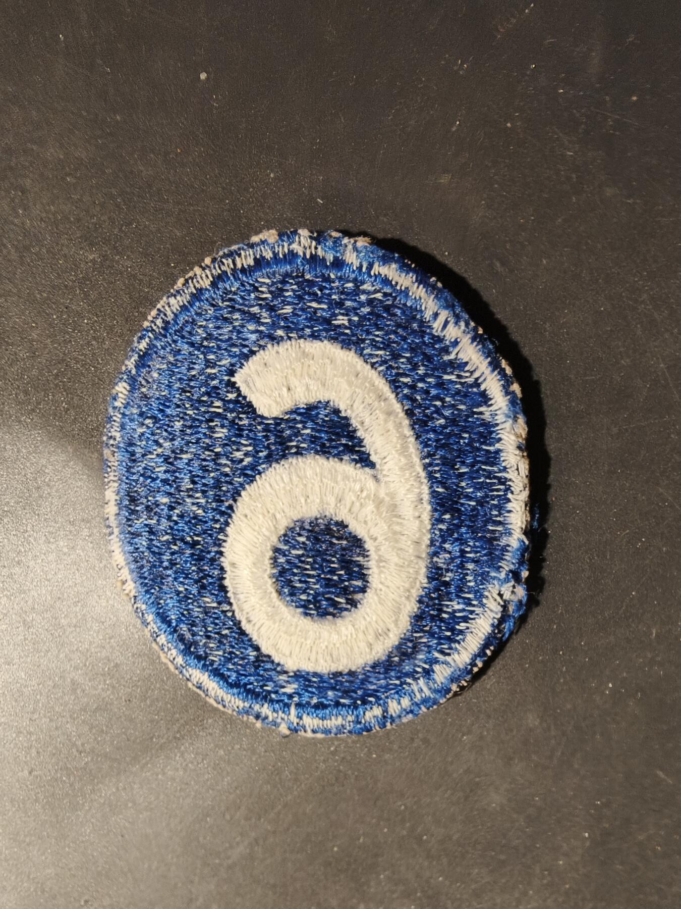 老王徽章第180期 美国陆军第6军臂章