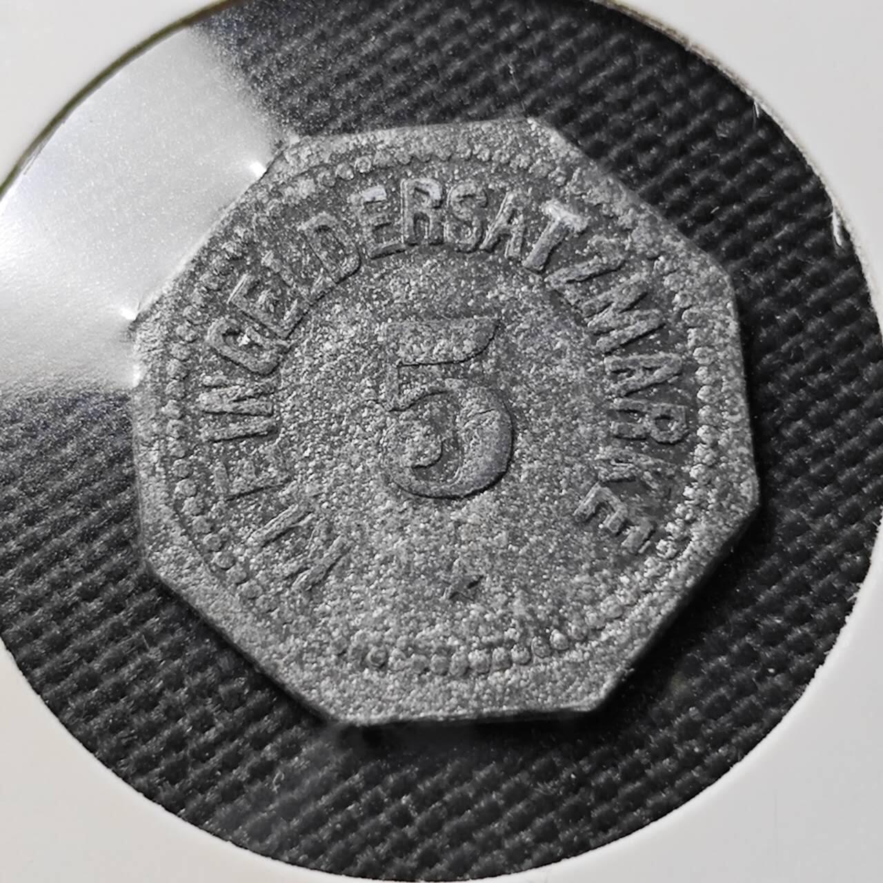 KK钱币收藏小铺  第393期  2月预留时间 周末发货  德紧5芬尼