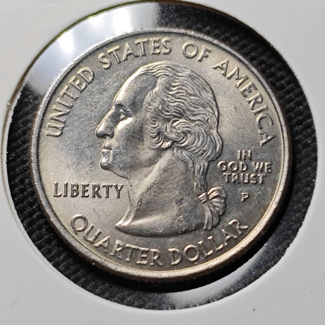 KK钱币收藏小铺  第393期  2月预留时间 周末发货  美国25分纪念币