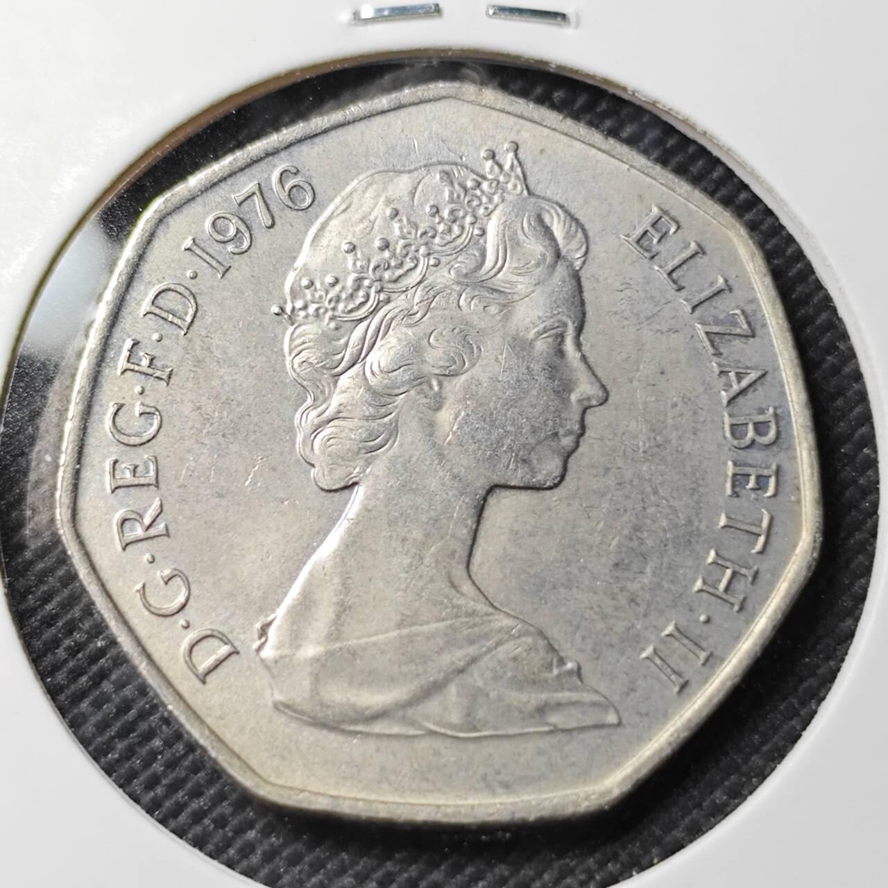 KK钱币收藏小铺  第393期  2月预留时间 周末发货  英国大50便士